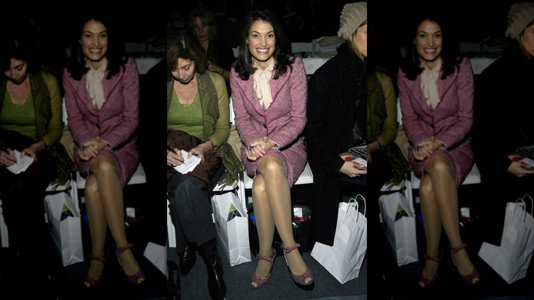 Kimberly Guilfoyle crosses her legs