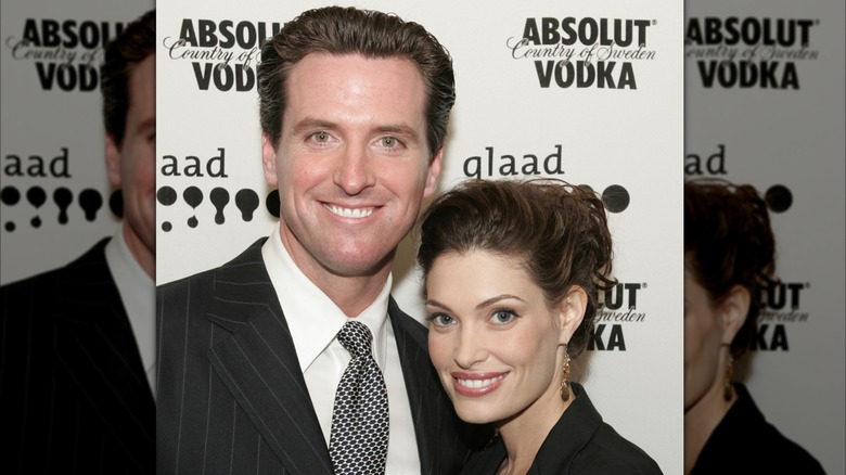 San Francisco Mayor Gavin Newsom and Kimberly Guilfoyle Newsom during 15th Annual GLAAD Media Awards - San Francisco at the Westin St Francis in San Francisco, California in March 2004 (2004)