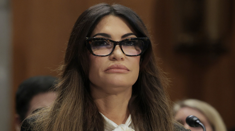 Kimberly Guilfoyle wearing glasses