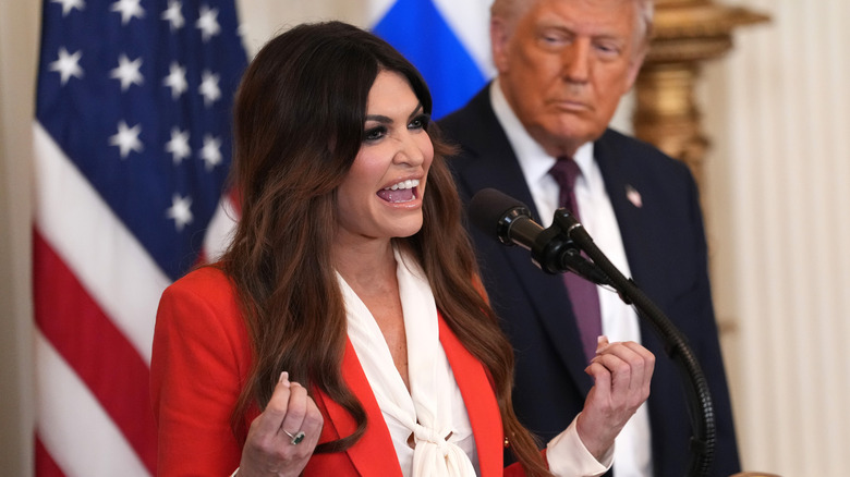 Kimberly Guilfoyle with Donald Trump