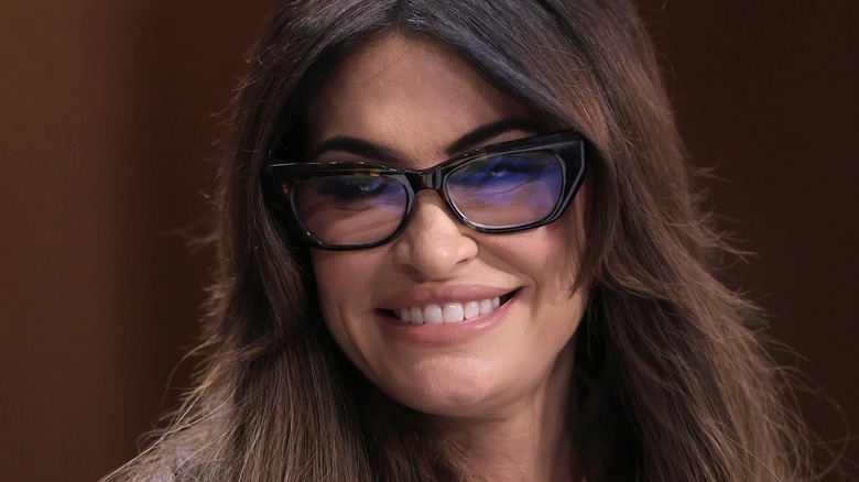 Kimberly Guilfoyle glasses looking right smiling