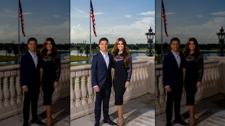 Ronan Villency and Kimberly Guilfoyle pose for a photo