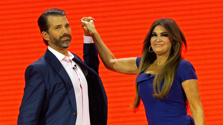 Donald Trump Jr. and Kimberly Guilfoyle during the 2023 Conservative Political Action Conference