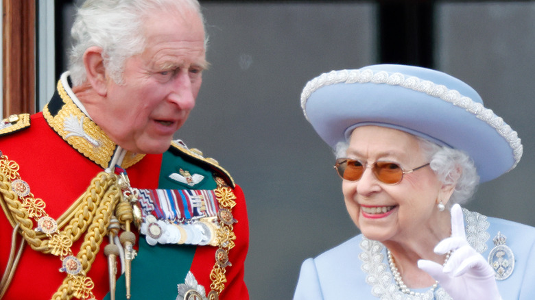 Queen Elizabeth and then Prince Charles