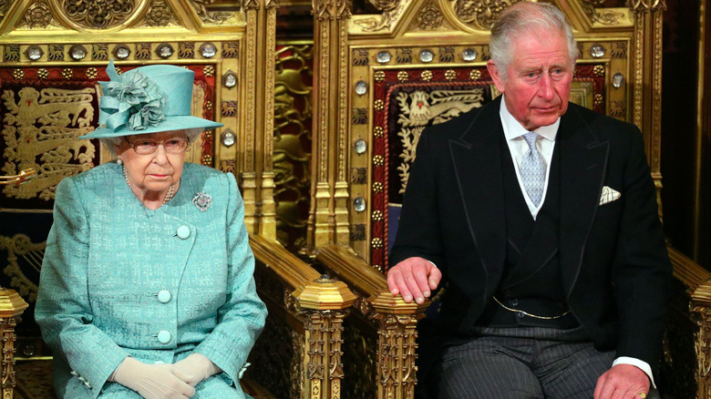 King Charles and Queen Elizabeth at an event