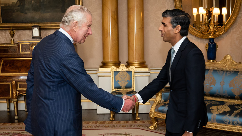 King Charles meets with Rishi Sunak