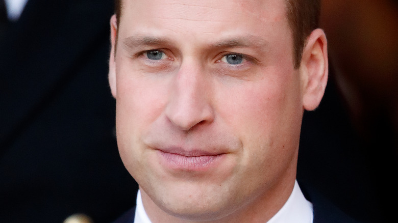 Prince William posing 