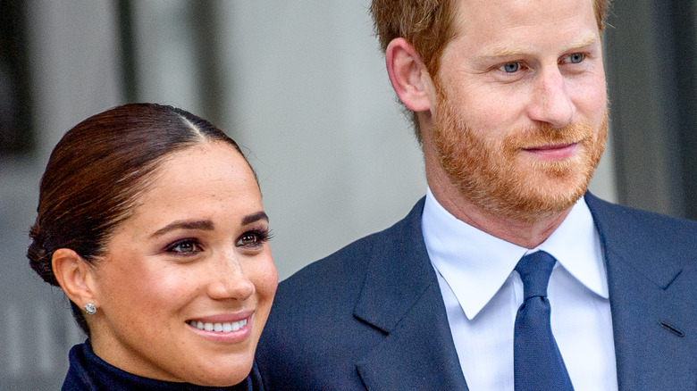 Meghan Markle and Prince Harry smiling