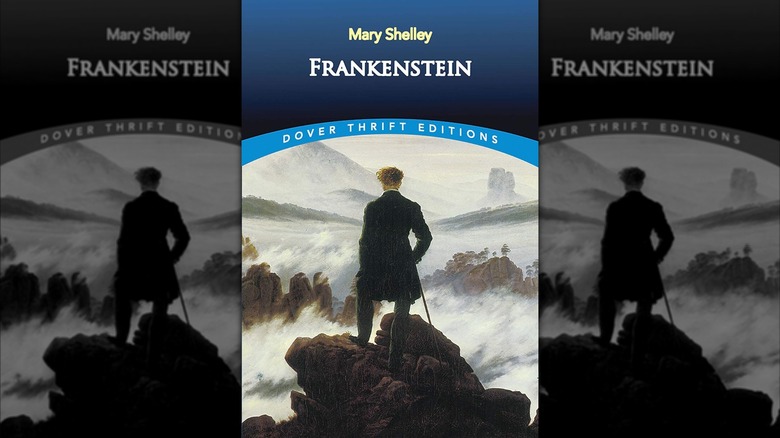 Book cover of "Frankenstein" by Mary Shelley
