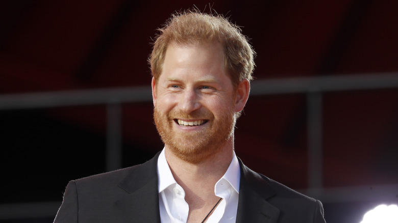 Prince Harry smiling 