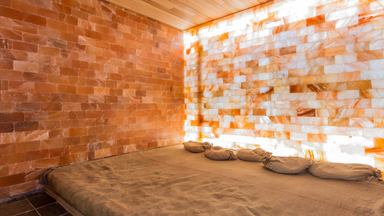 Himalayan salt sauna