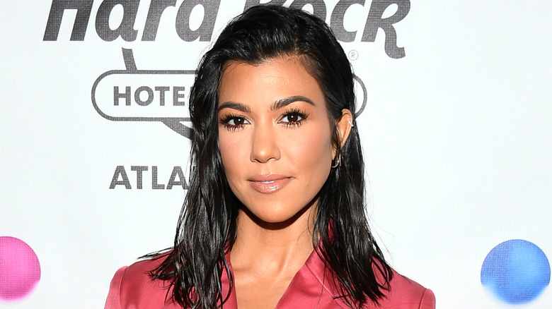 Kourtney Kardashian attends an event