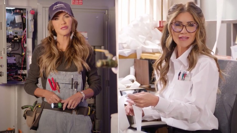 Kristi Noem as an electrician & Kristi Noem as an accountant
