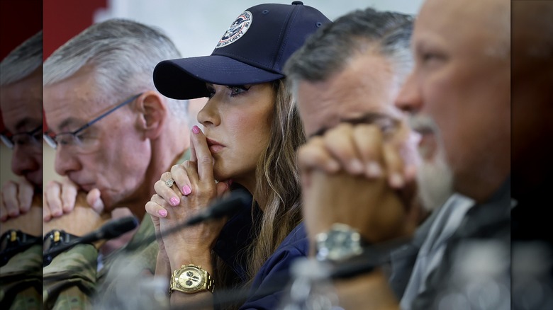 Kristi Noem at a Homeland Security meeting in Texas