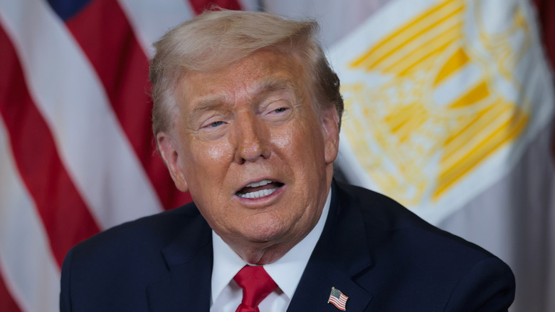 Donald Trump talking