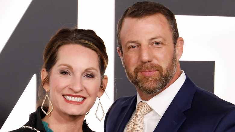 Christie Mullin and Markwayne Mullin attend the world premiere of 