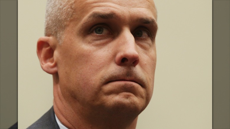 Corey Lewandowski frowning