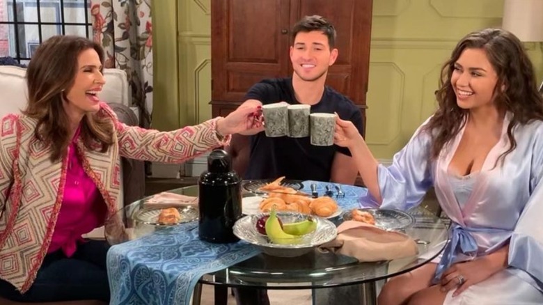 Kristian Alfonso, Robert Scott Wilson, and Victoria Konfael 