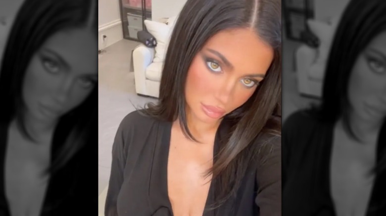 Kylie Jenner black dress