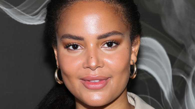 Kyra Green closeup wearing hoop earrings