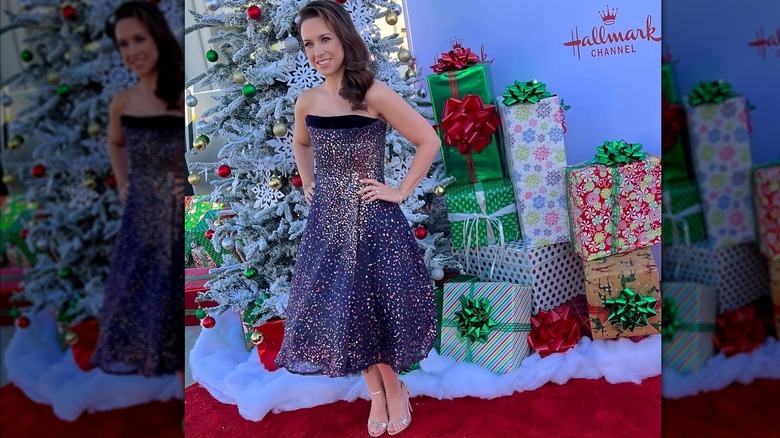 Lacey Chabert attends Hallmark event