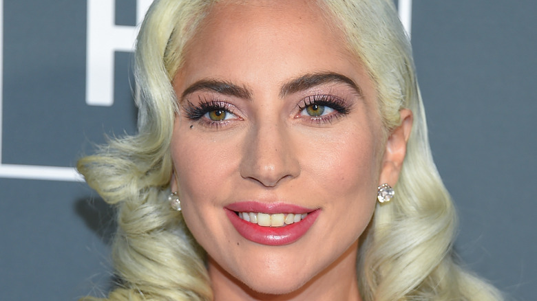 Lady Gaga smiling