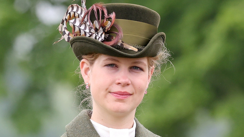 Lady Louise driving carriage