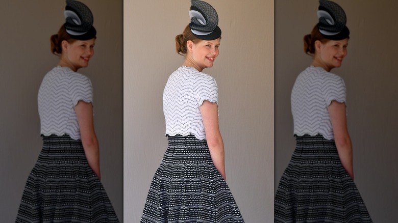 Lady Louise Windsor at Prince Harry and Meghan Markle's wedding