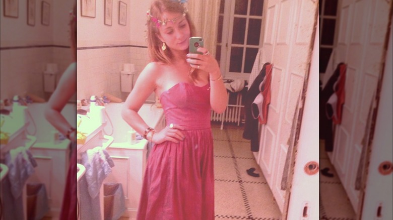Lady Marina Windsor taking a mirror selfie