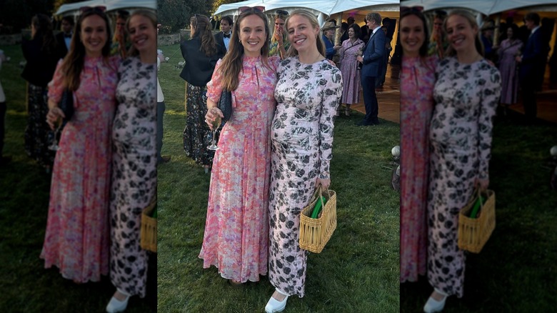 Lady Marina Windsor outside at a wedding