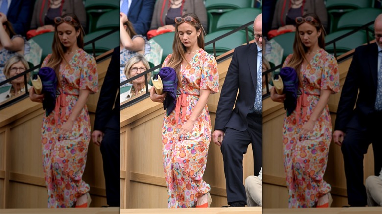 Lady Marina Windsor wearing long dress at Wimbledon 2022