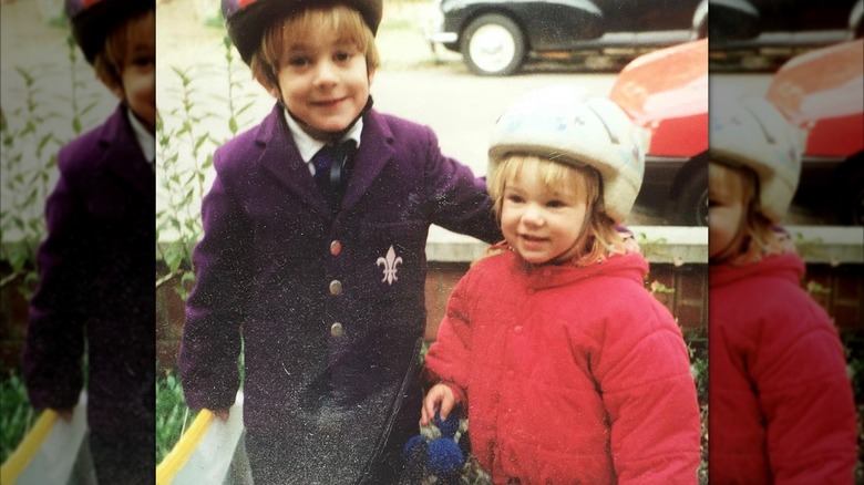 Edward, Lord Downspatrick and Lady Marina Windsor as children