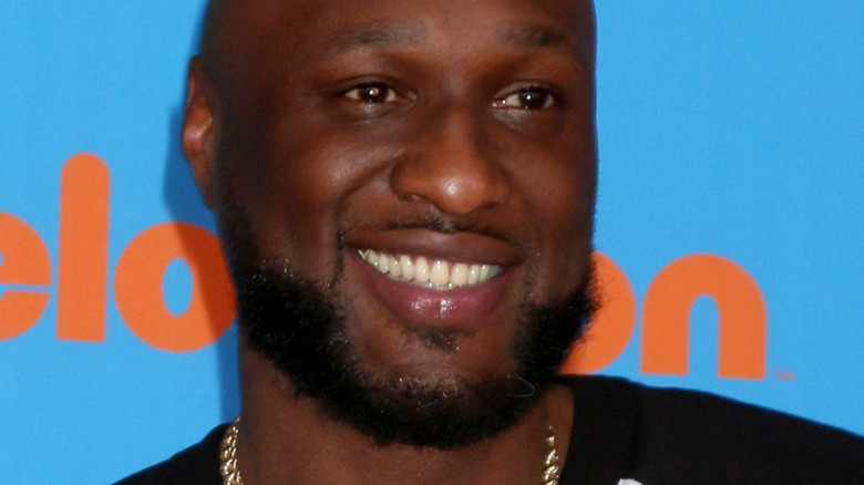 close up of Lamar Odom