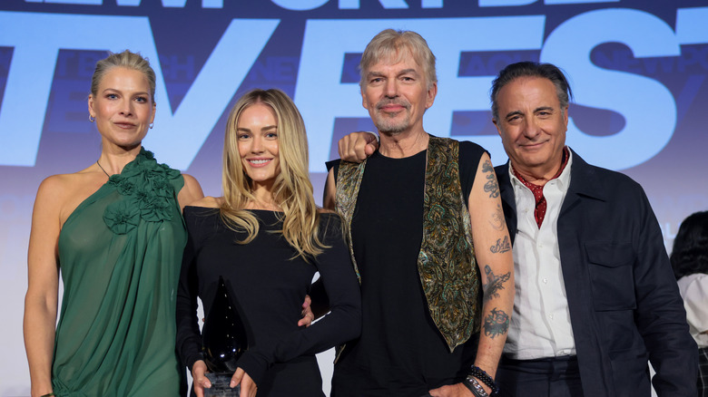Ali Larter, Michelle Randolph, Billy Bob Thornton, and Andy Garcia posing