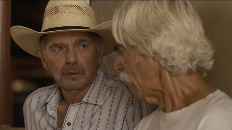 Billy Bob Thornton and Sam Elliott in "Landman"