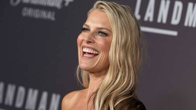 image of Ali Larter laughing at a premiere event of the Paramount+ series "Landman"
