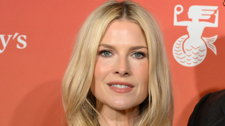 Ali Larter in front of an orange background at Wynn Las Vegas on November 21, 2025