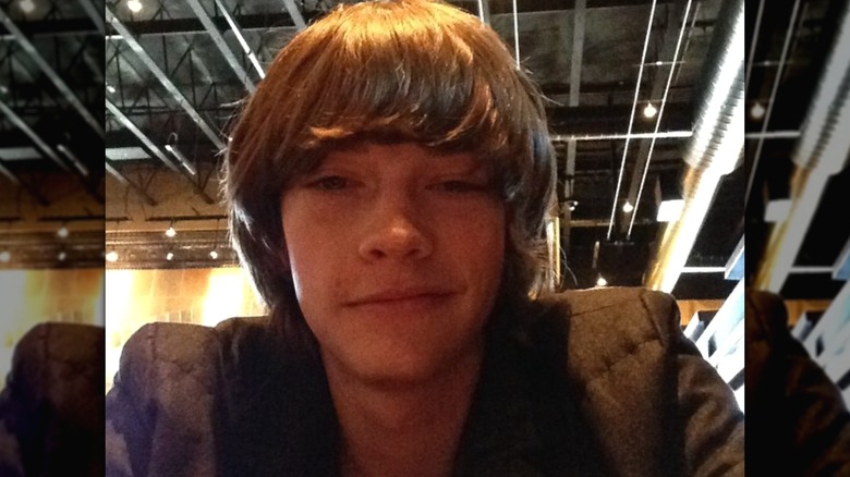 Jacob Lofland takes a selfie