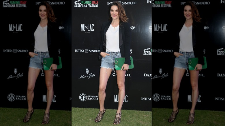 Stefania Spampinato attends the Filming Italy Sardegna Festival 2019 Day 1 at Forte Village Resort on June 13, 2019 in Cagliari, Italy.