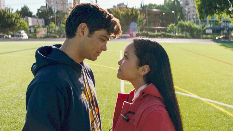 Lana Condor and Noah Centino