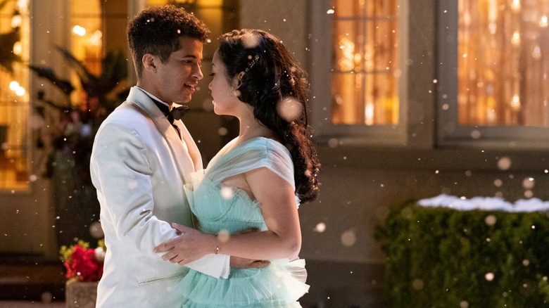 Lana Condor and Jordan Fischer