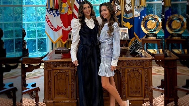 Erin Elmore smiling in the Oval Office