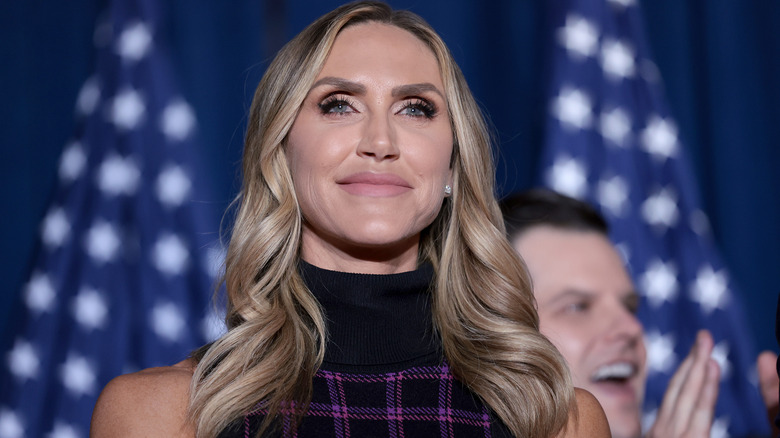 Lara Trump, smirking