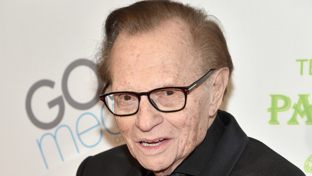 Larry King attending an event