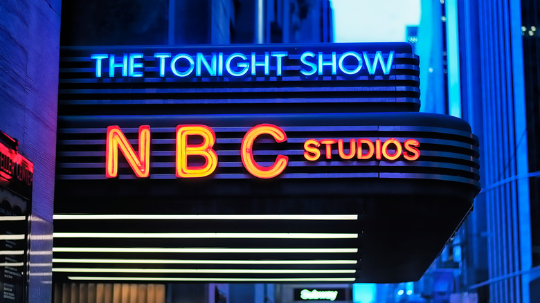 The Tonight Show marquee