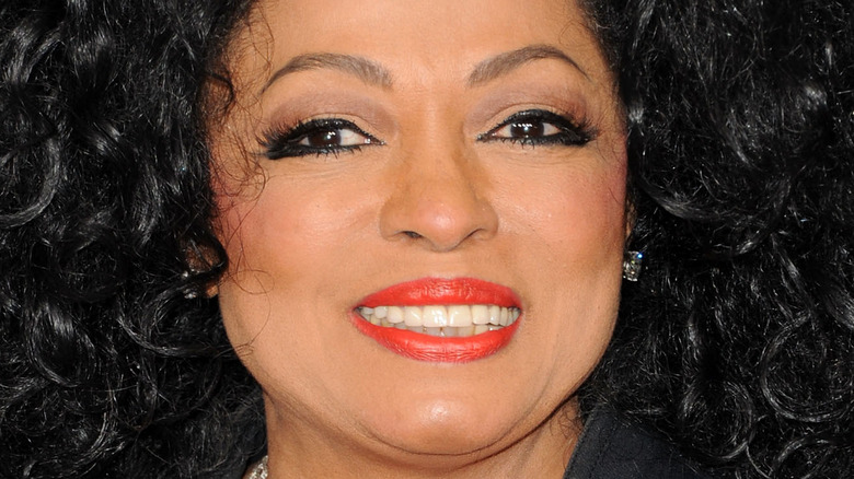 Diana Ross on the red carpet