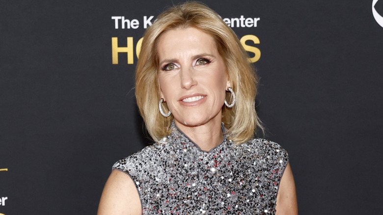 Laura Ingraham posing at a red carpet event