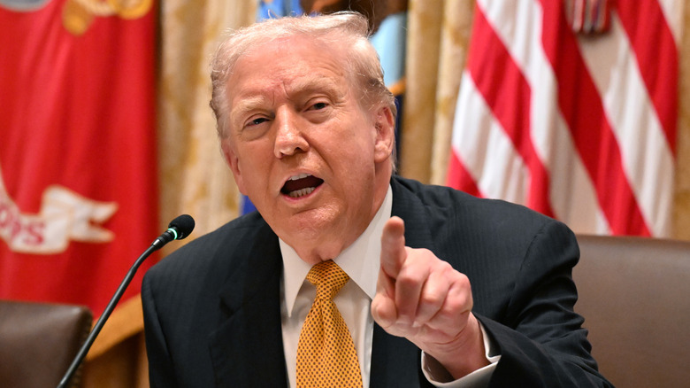 Donald Trump at a lunch in November 2025