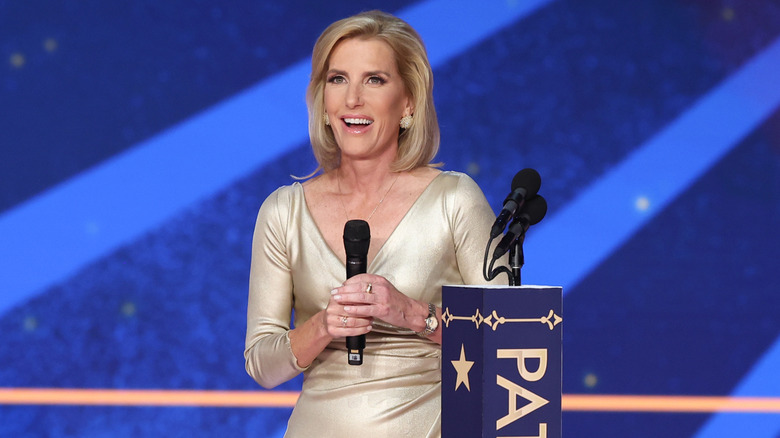 Laura Ingraham making a speech