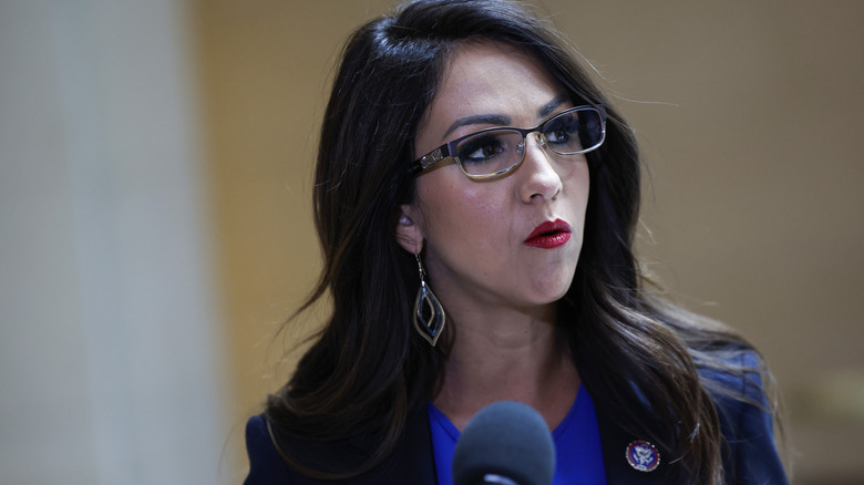 Lauren Boebert looking perplexed